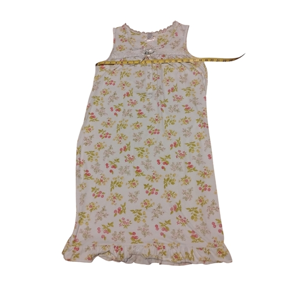 Body Touch Lingerie Floral Nightgown Feminine Country Old Fashion Comfy Lounge S - Picture 10 of 11